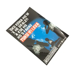 Özelleştirilmiş tasarım asılı etiket baskısı kalın fotoğraf kağıdı posteri
