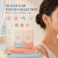 Graines auriculaires en cristal, patch d'acupression auriculaire, outil de massage pour la beauté et le bien-être, emballage
