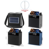 Speaker Bluetooth Trendy dengan Layar LED, Woofer, Portabel, dan Port USB