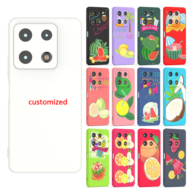 Luxury Custom DesignerBack Cover Package TPU Silicone case for Infinix Note 30 Pro Zero 30 GT 10 Pro case Coloured Drawing