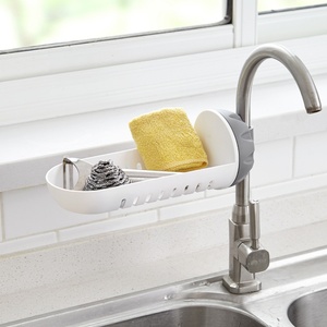 Manufacturer Expandable Storage Drain Basket <b>Sponge</b> Soap <b>Holder</b> <b>Kitchen</b> Sundries Storage Case Home Accessories - Product Image 5