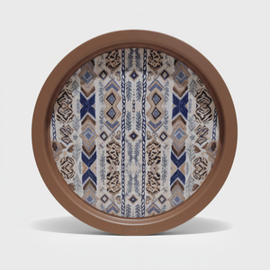 African Rhythm Collection Metal <b>Round</b> <b>Tray</b> - dia 315 mm - Product Image 2