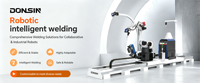 Robot industrial DONSIN para soldadura sin necesidad de programación, para vigas en H y vigas en caja