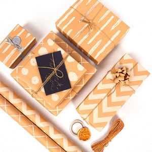 Nuevo rollo de papel Kraft de 43*300 cm, embalaje de papel para envolver regalos - Product Image 5