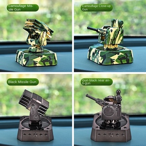 Diffuseur d'air de voiture de style fusil à missiles rotatif 2025, design élégant, qualité ABS, parfum liquide, décoration du tableau de bord - Product Image 4