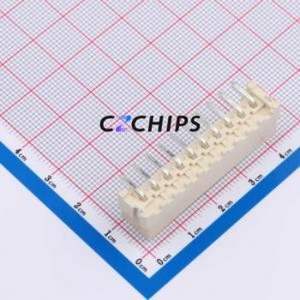 WAFER-VH3.96-10PLT-W1-P Wire-to-Board Pin Header SMD,P=3.96mm Connector 1x10P 3.96mm Vertical Mount 10P - Product Image 2