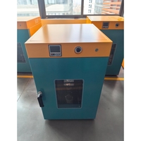 Four de séchage vertical à air forcé sur mesure avec double porte vitrée et ventilateur arrière pour séchage industriel et en laboratoire multi-scènes