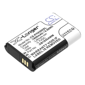 Batterie pour Philips <span class=keywords><strong>Xenium</strong></span> X500, <span class=keywords><strong>Xenium</strong></span> 99K, 9A9K, AB1720AWM, AB1790AWM, AB1850AWM 1800mAh - Product Image 1
