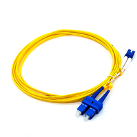 Cable de Fibra Óptica de 1m 5m 10m 20mm SC UPC/APC LC UPC/APC Dúplex Simplex Mononúcleo 9/125 para Comunicación en Interiores