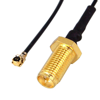 Antenne Wifi 2.4G 5.8G SMA RP SMA UFL en caoutchouc pliable omnidirectionnelle à gain élevé 3DBI pour module de routeur sans fil