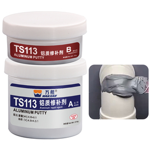 TS113 高温エポキシ金属補修パテ 200 ° 鋳鉄再生エンジンブロック砂穴亀裂補修剤 500g 1kg - Product Image 1