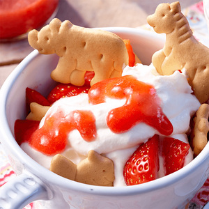 Zoo Bánh Quy Hình Động Vật Khác Nhau Bánh Quy Halal Thuần Chay Bánh Quy Bơ Em Bé Nguyên Bản - Product Image 6