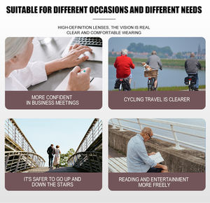 يوجينيا بالجملة مخصص نظارات للقراءة 2 الألوان عالية الجودة + 2.00 التكبير العصرية نظارات للقراءة صنع في الصين - Product Image 6