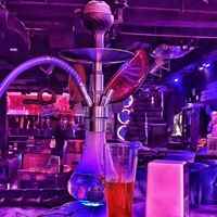 Ensemble complet de chicha de style bar, modèle MIG « préféré des influenceurs », grande unité en acier inoxydable pour usage domestique