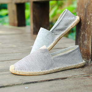 Chaussures en toile personnalisées avec logo original, chaussures bateau décontractées, espadrilles, mules pour femmes - Product Image 3