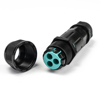 Connettore da pannello a pannello ING M20S a 3 poli, impermeabile IP68, 17.5A 450V, con contatti in ottone per cavi da 0.5-1.5mm²