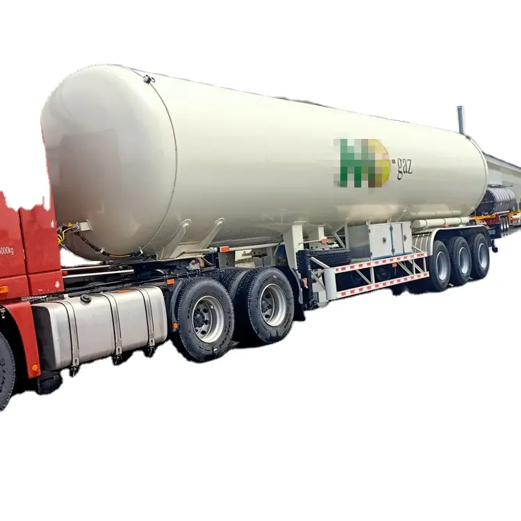HCSV tri-axle LPG tanker semi trailer/storage tank