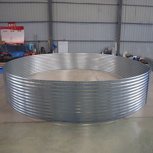 <span class=keywords><strong>SDM</strong></span> fabbrica vendita calda serbatoio ondulato serbatoio di pesce in acciaio telone in pvc serbatoio di acquacoltura per piscicoltura - Product Image 4