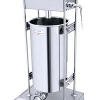 Nouveau produit 2025 : Machine à saucisses manuelle 10L pour le traitement de la viande, poussoir à saucisses, machine à farcir les saucisses