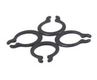 China Factory XingXin Brand 65Mn Steel External Circlip C Type Snap Retaining Ring M3/M4 Black Oxide DIN Standard 12.9 Grade
