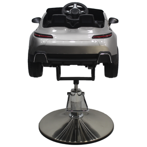 Özel gri oyuncak araba şeklinde çocuk berber koltuğu dayanıklı Metal saç kesme güzellik salonları için çocuklar için <span class=keywords><strong>Salon</strong></span> sandalyesi - Product Image 5