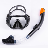 Masque de plongée sous-marine avec tuba, équipement Anti-buée, verre trempé, Anti-fuite, couverture sèche, pour adulte
