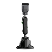 Support de téléphone portable à ventouse flexible à 360 degrés pour tableau de bord de voiture avec grande aspiration pour une utilisation au bureau