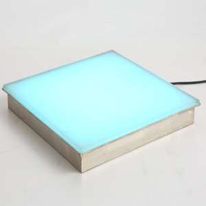 <span class=keywords><strong>Pavé</strong></span> de sol encastré carré décoratif IP67 à changement de couleur, antidérapant, 300 mm, 10 W <span class=keywords><strong>LED</strong></span>, poids de brique, lumière pour route - Product Image 2