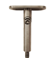 Connecteur de poteau de main courante d'escalier de haute qualité, support de raccordement pour tube en verre et acier inoxydable, quincaillerie