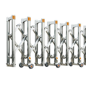 Barriere di Sicurezza Scorrevoli Retrattili in Acciaio Inossidabile, Robuste, per il Controllo della Folla e la Sicurezza Stradale nelle Scuole - Product Image 1