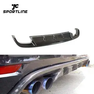 Carbon Custom Lip Spoiler Rear Bumper Diffuser For VW Golf 6 MK6 GTI