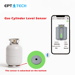 Cảm biến siêu âm không dây Bluetooth thông minh EPTTECH, đồng hồ đo mức bình gas RV, thiết bị giám sát bình nhiên liệu LPG, propane - Product Image 6