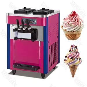 Machine à crème glacée commerciale YOSLON aux EAU, jouet de chariot de crème glacée, prix de gros de machine de rouleau de crème glacée frite