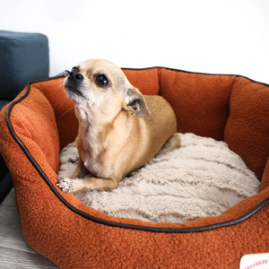Bobbypet-camas para mascotas, accesorios para calentar la cama del perro, oval, extragrande, suave, de felpa, surtida - Product Image 1