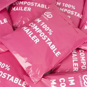 Sac à main en plastique avec logo personnalisé, enveloppe d'expédition, sac de courrier en poly biodégradable personnalisé pour vêtements/vêtements