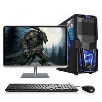 Stock à faible coût produit ordinateur de bureau 21.5 pouces Core I5 I7 Win10 unité système 16GB 8GB RAM HDD SSD pas cher prix Oem Gaming Pc