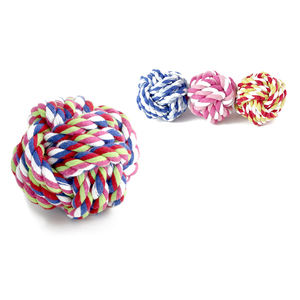 Juguete de Cuerda de Algodón de Colores Mezclados de 7.5cm, Juguete Masticable Versátil para Mascotas con un Estilo Moderno - Product Image 2