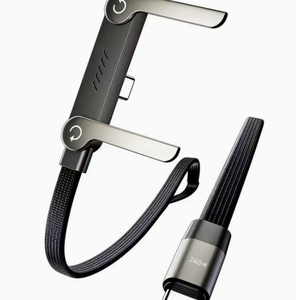 Cavo di ricarica rapida pieghevole da 240W compatibile con Apple <span class=keywords><strong>iPhone</strong></span> 17, caricabatterie a <span class=keywords><strong>L</strong></span> per ricarica rapida - Product Image 2