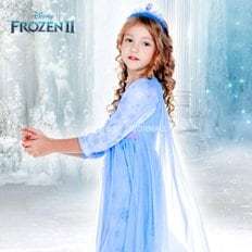Regno invernale 2 Elsa Cosplay Costume A-blu Factual Ware per gli appassionati del film - Product Image 1