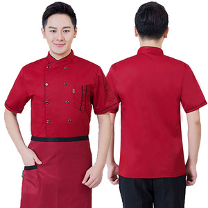 Vêtements de travail pour chef pâtissier occidental Uniforme de vêtements de chef à manches longues en noir pour restaurant et bar - Product Image 6