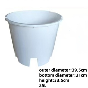 Bayas al aire libre Hidroponía Durable 25/30L <span class=keywords><strong>Maceta</strong></span> de plástico Macetas de vivero de plántulas de flores Macetas de cultivo de arándanos de fresa - Product Image 3