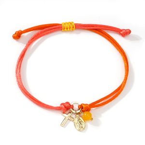 Pulsera <span class=keywords><strong>de</strong></span> cuentas con cruz <span class=keywords><strong>de</strong></span> la Virgen María, <span class=keywords><strong>piedra</strong></span> natural, estilo bohemio, joyería hecha a mano, venta al por mayor - Product Image 5
