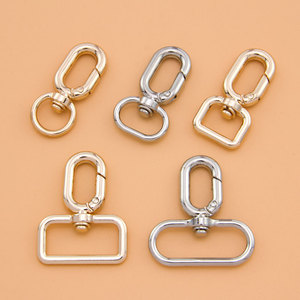 Zinc Alloy Dog Buckle Hardware Keychain <b>Ring</b> DIY Bag Accessories Spring 2023 High Quality - Product Image 1