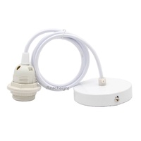 Kits de suspension de rose de plafond raccords de support de lampe à vis Mini petit contrôle de commutateur en métal en plastique de fer alimenté par ca pour les hôtels