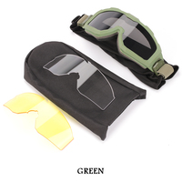 Prix compétitif 3 en 1 lunettes de tir anti-buée lunettes de protection balistique lunettes tactiques EN166 uniques personnalisées