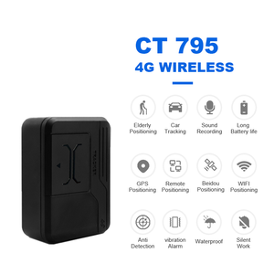 Mini Xách Tay Không Thấm Nước GPS Tracker Thiết Bị 4G Wifi <span class=keywords><strong>GSM</strong></span> Lbs Android Ứng Dụng 1 Năm Đa Chức Năng Nhiệt Độ Cao Tốc Độ Báo Động - Product Image 2