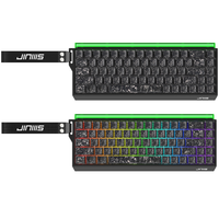 Clavier de jeu OEM JINMS Hero68 à interrupteurs magnétiques, déclenchement rapide 8K, vente en gros, logo personnalisé, clavier de jeu RGB avec boîte lumineuse