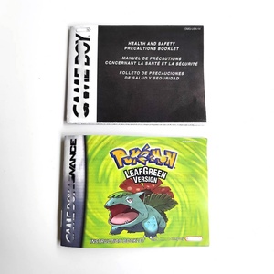 Boîte de vente au détail de cartouche de jeu avec finition holographique métallique vert feuille, rouge feu, rubis, émeraude pour GBA Advance - Product Image 3