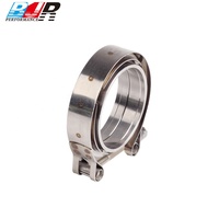 BJR Größe 2,5" CNC V-Band Rohrklemmen-Set mit Schlauchklemmen für Silikonschläuche