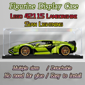 Boîte de présentation verticale moderne en acrylique, anti-rouille, facile à assembler, avec module de montage de cartes, couvercle anti-poussière, 42115 <span class=keywords><strong>Lamborghini</strong></span> SIAN - Product Image 5